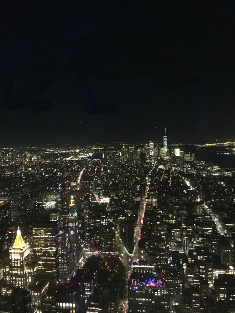 Vistas desde el piso 102 del Empire State