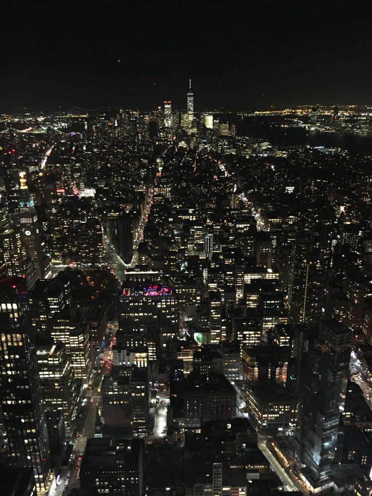 Vistas desde el piso 86 del Empire State