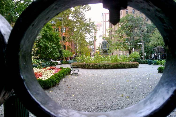 Gramercy Park desde fuera