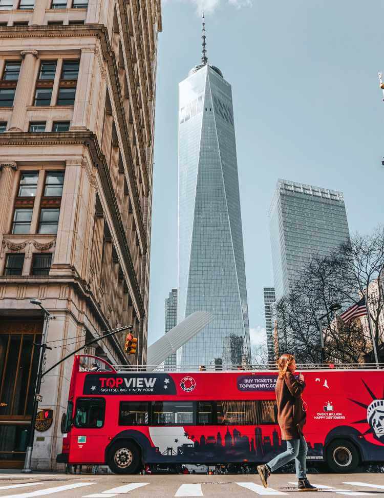 Un modo de hacer un tour en Nueva York a tu aire es con un bus turístico
