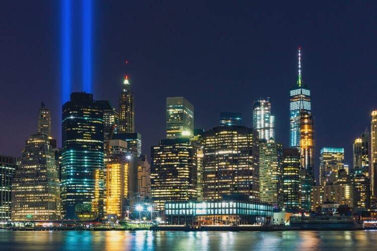 Tribute of Light homenaje del 11S en Nueva York