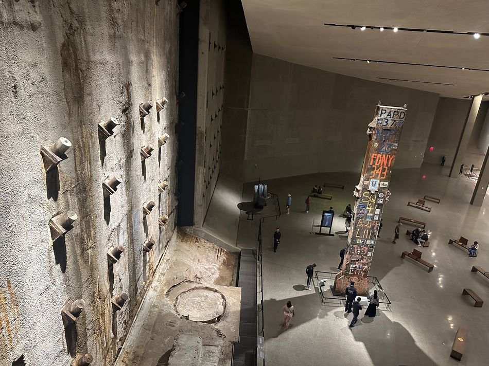 muro de contención museo 11S Nueva York